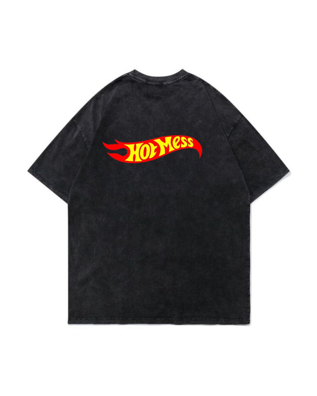 Oversized Hot mess graphics T shirt