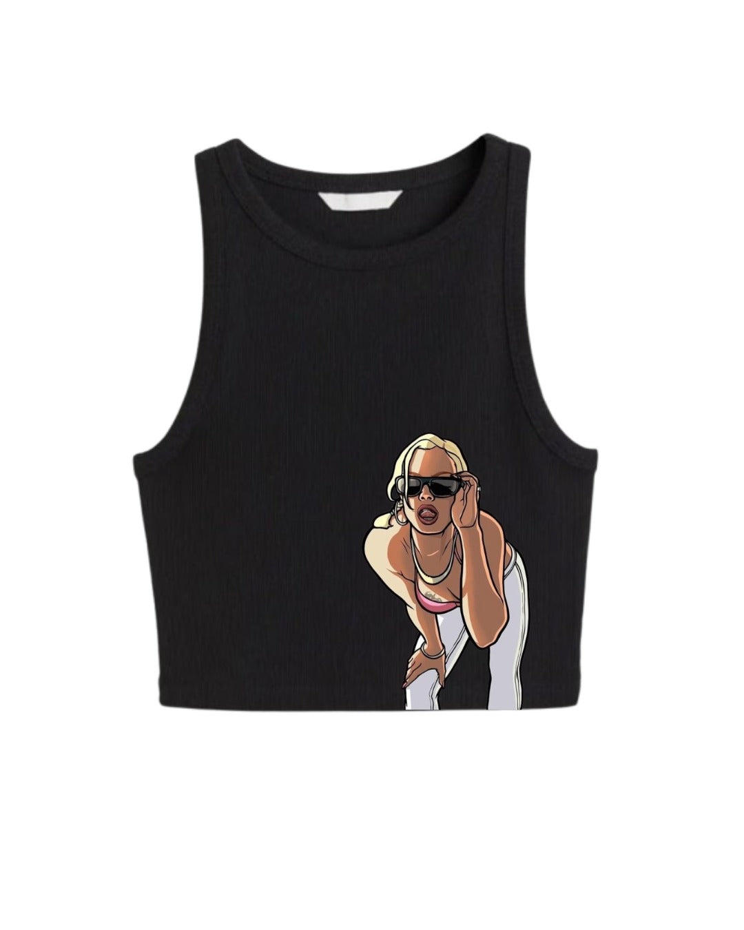 Vice City Vibes Crop Tank